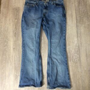 Vintage 90s Old Navy Boot Cut Jeans Heavyweight 100 Cotton 14S Made USA